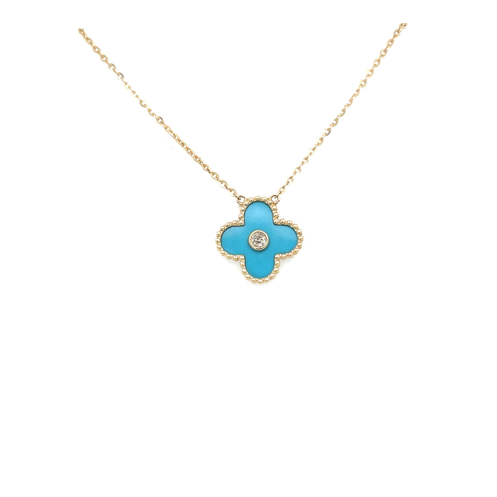 Clover Turquoise Necklace