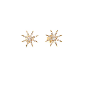 Star diamond earring